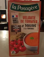 Velouté de tomates et boulgour à la provencale