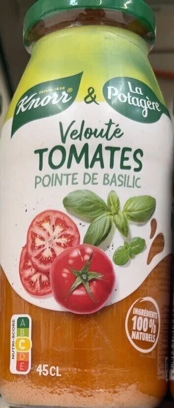 Velouté Tomates Pointe de basilic