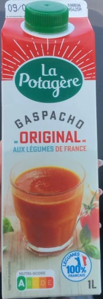 Gaspacho original - Soupe de tomate et légumes, basilic et menthe