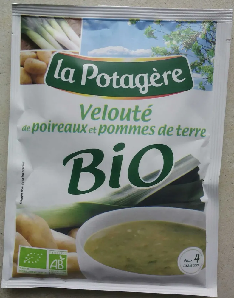Velouté de poireaux et pommes de terre
