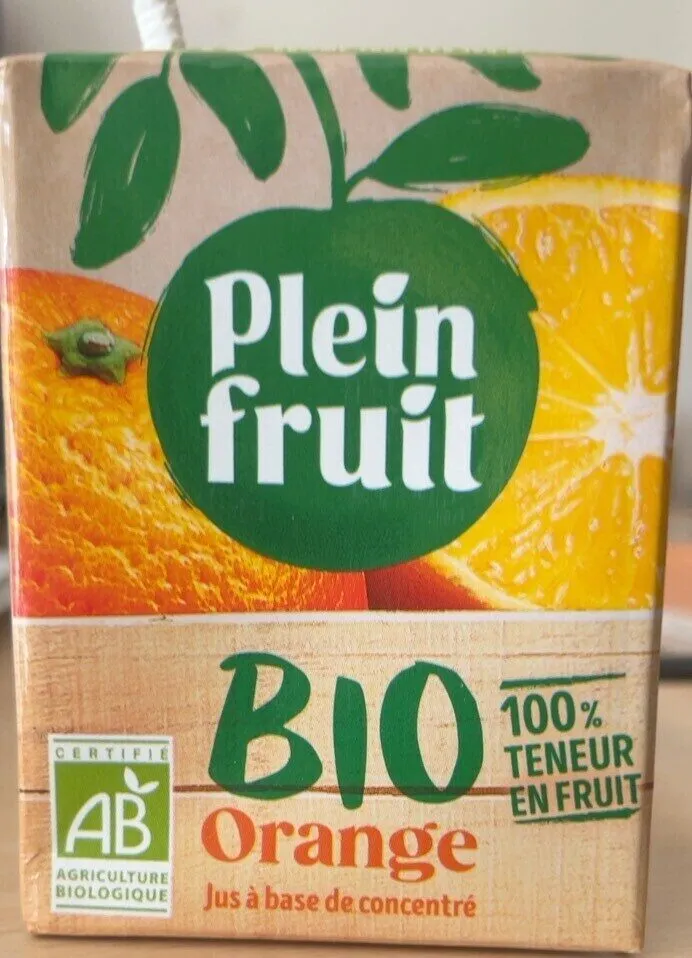 BIO Orange Jus à base de concentré