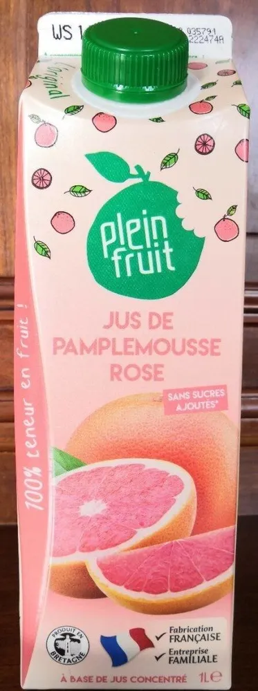 Jus de pamplemousse Rosé