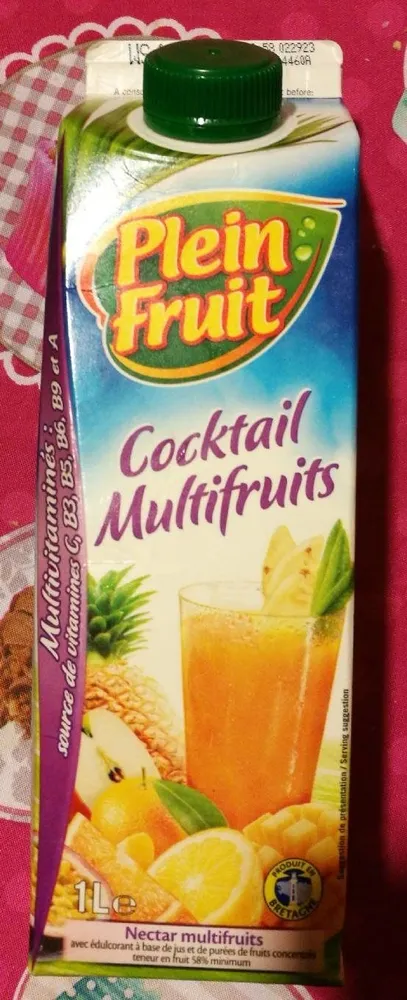 Nectar Multifruits Avec édulcorant
