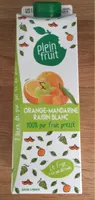 Pur jus d'orange, mandarine et raison blanc