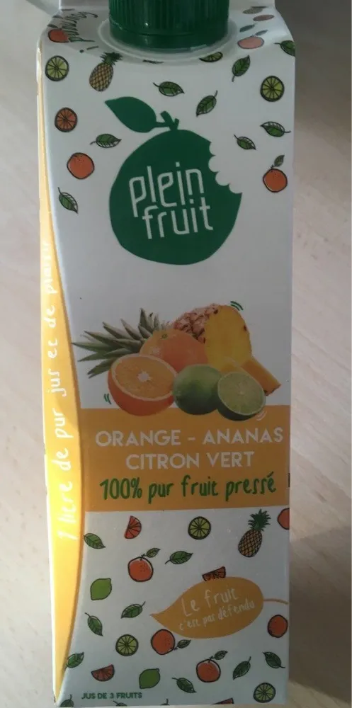Orange-Ananas-Citron Vert