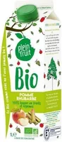 Jus de pomme et rhubarbe bio