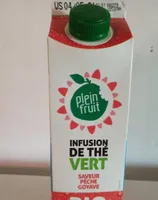 Infusion de thé vert saveur pêche goyave