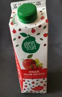 100% pur fruit pressé - Pomme fraise des bois