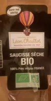 Saucisse sèche bio