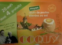 Œufs moyens Coquy