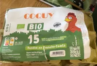 15 œufs de poules élevées en plein air issus de l'agriculture biologique