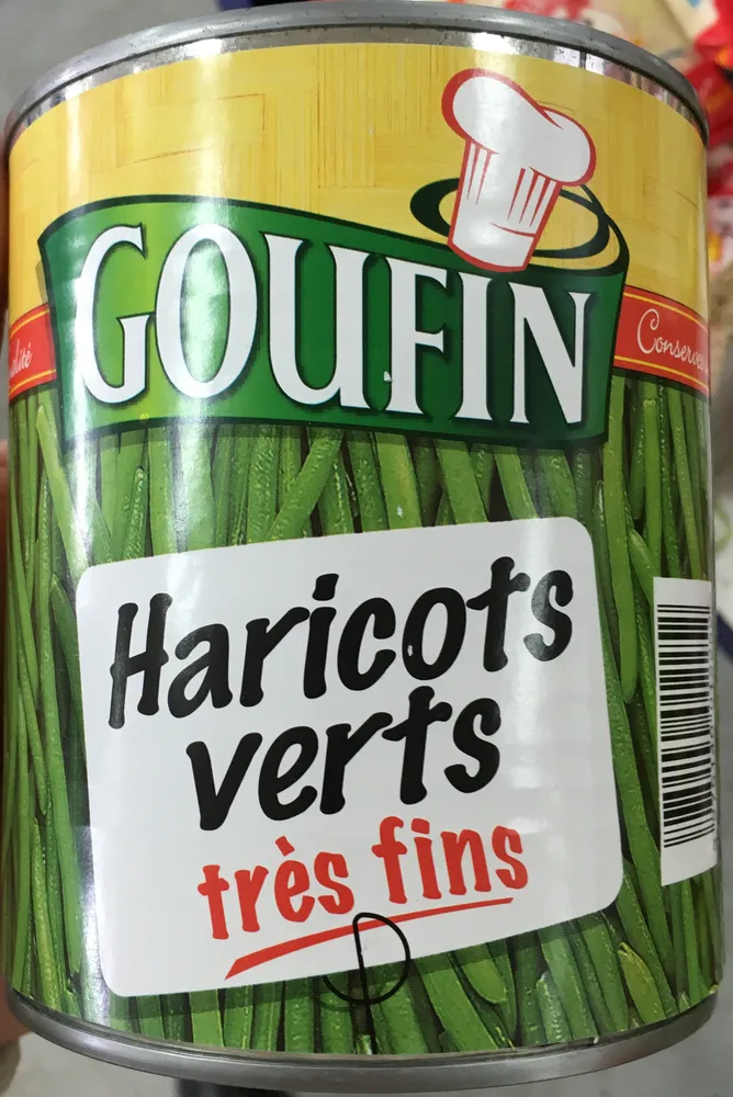 Haricots verts très fins