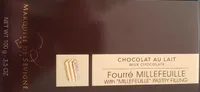Chocolat lait fourré Millefeuille