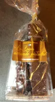 Barres chocolat amandes pistache