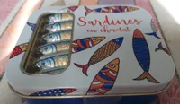Sardines en chocolat