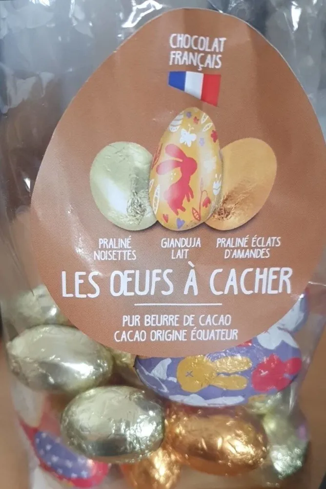 Œufs lait assortis