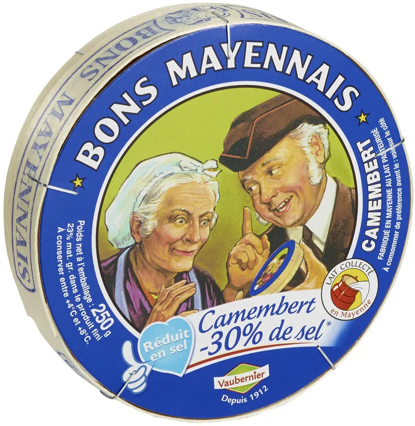 Camembert -30% de sel