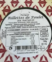Rillettes de Poulet au naturel