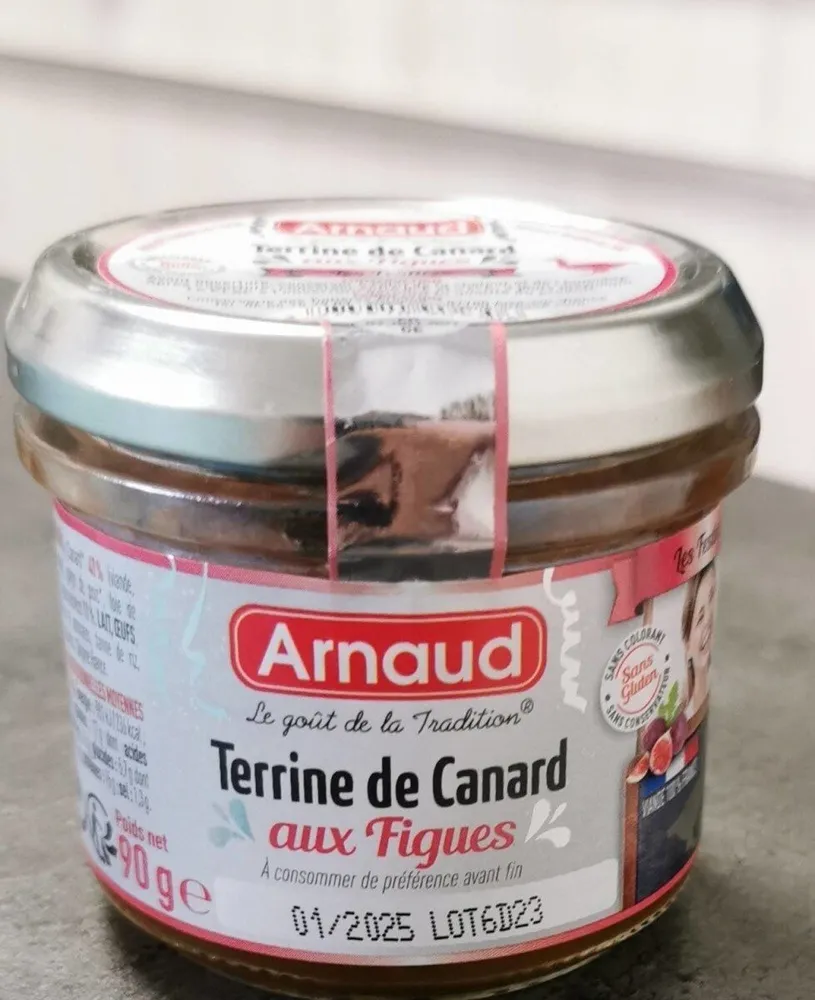Terrine de canard aux figues