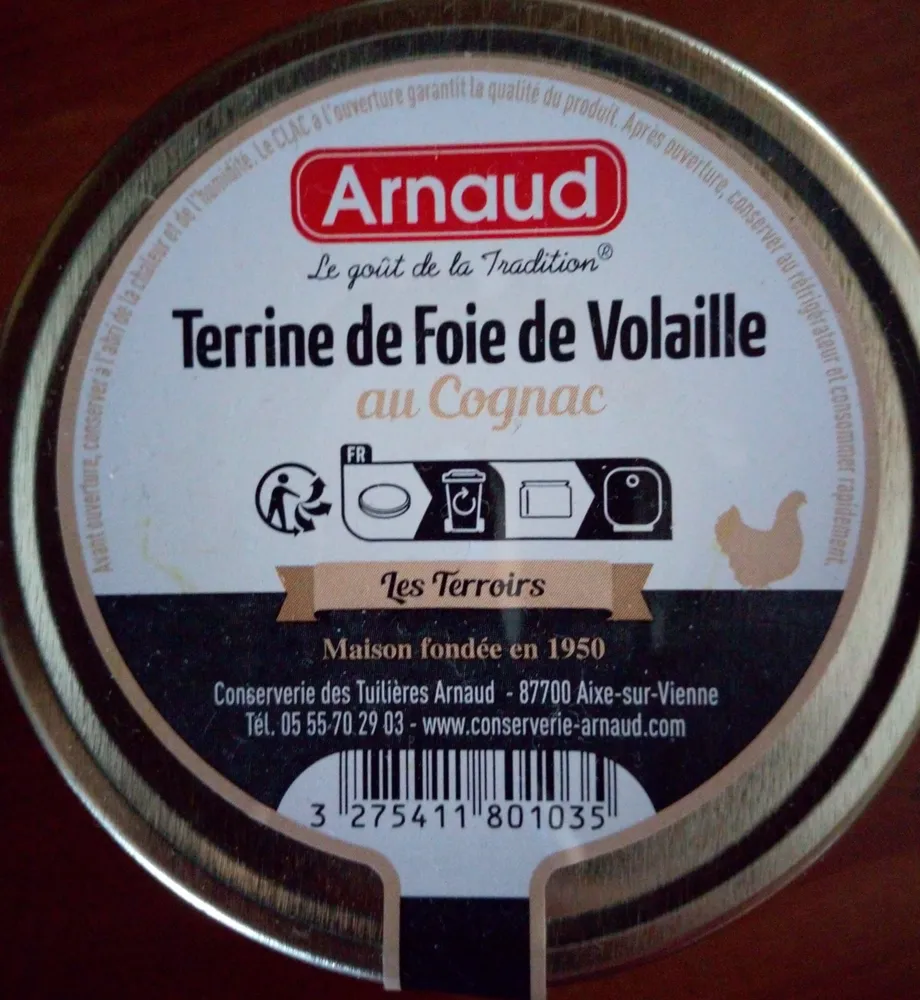 Terrine de foie de volaille au cognac