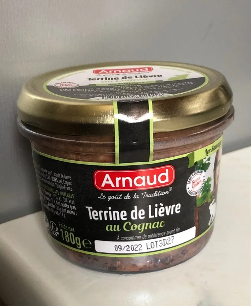 Terrine de Lièvre au Cognac