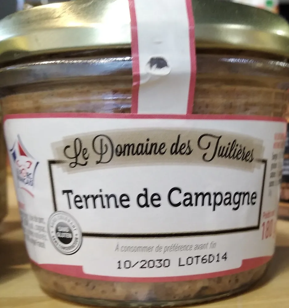 Terrine de campagne aux châtaignes ARNAUD