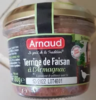 Terrine de faisan à l'armagnac