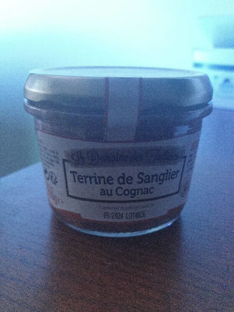 Terrine de sanglier au cognac