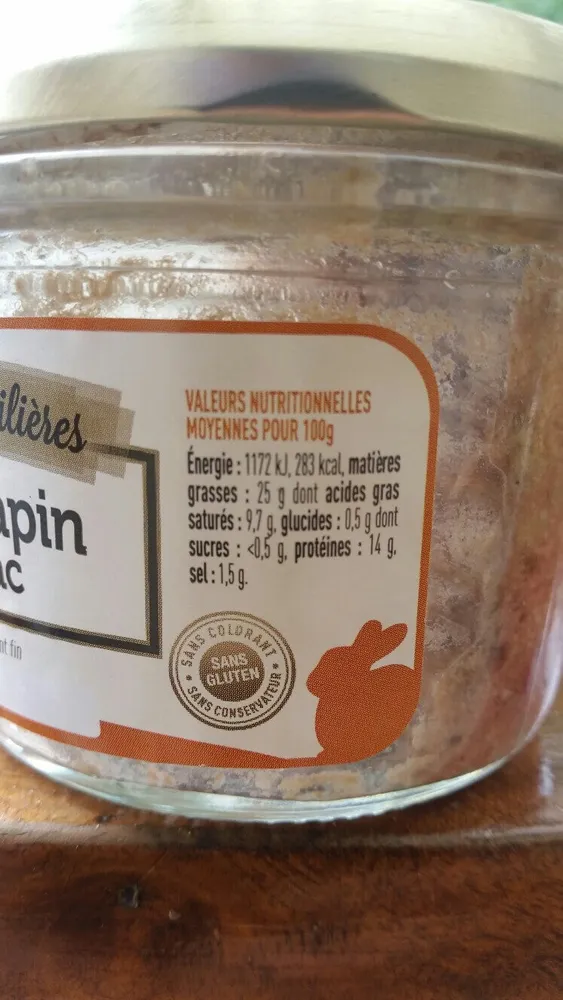 Terrine de lapin à l'Armagnac