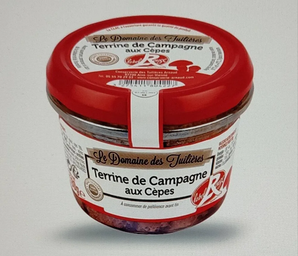 Terrine de Campagne aux Cèpes