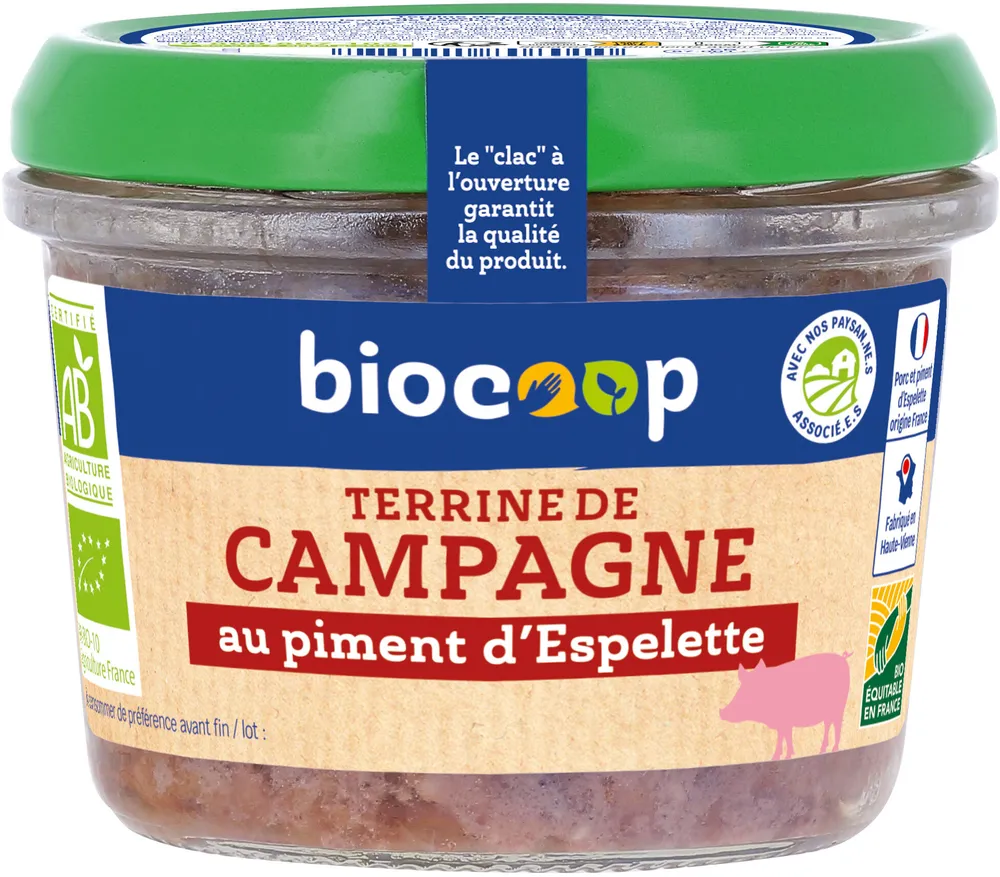 Terrine campagne piment Espelette