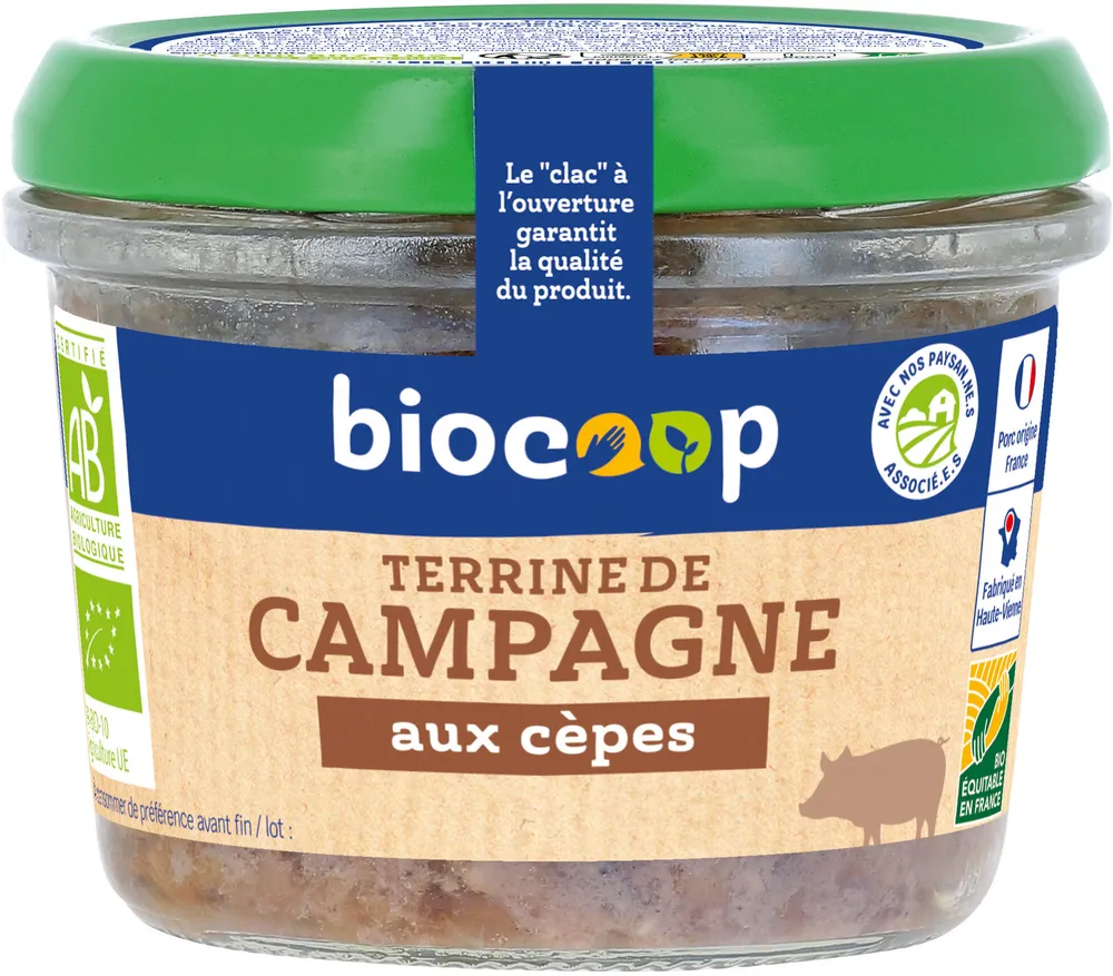 Terrine campagne cèpes