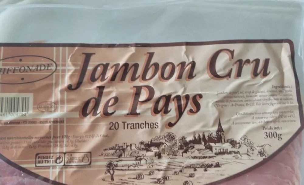Jambon cru de pays