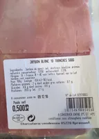 Jambon blanc 10 tranches 500gr
