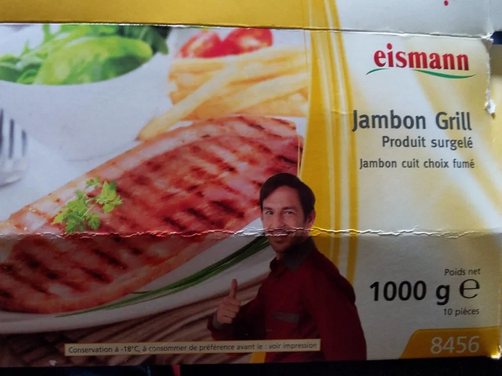Jambon grill surgelé