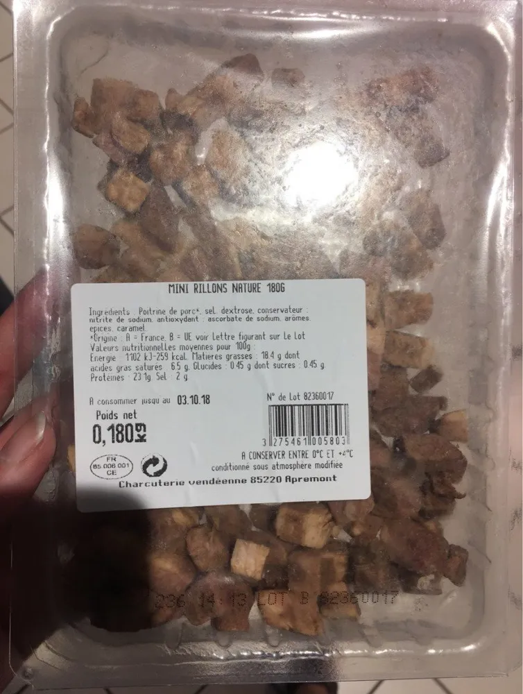Mini rillons natures