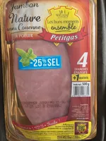 Jambon nature sans couenne à poêler