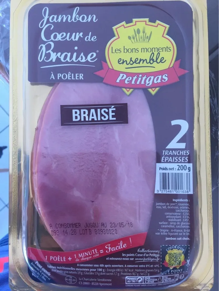 Jambon braisé