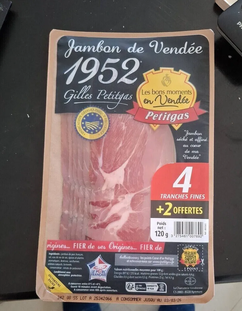 Jambon dz vendée 1952