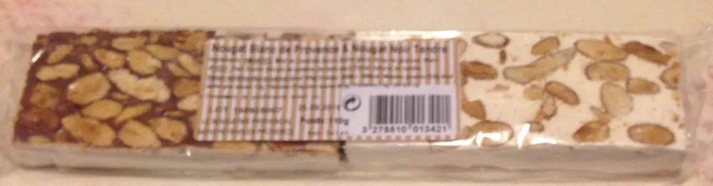 Nougat blanc de provence et nougat noir tendre
