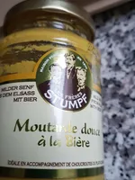 Moutarde douce à la bière