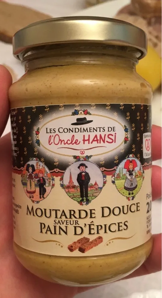 Moutarde Douce saveur Pain d'Épices