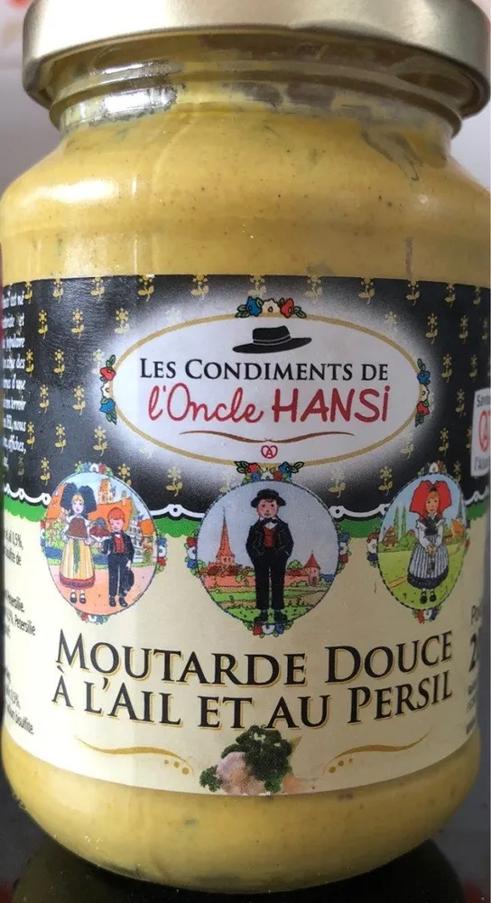 Moutarde douce a l ail et au persil