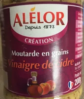 Moutarde en grains vinaigre de cidre