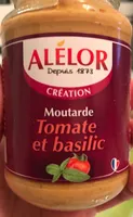 Moutarde tomate et basilic