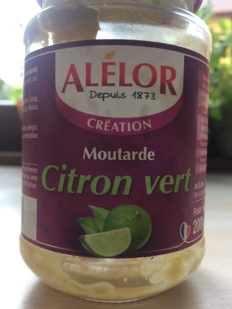 Moutarde citron vert
