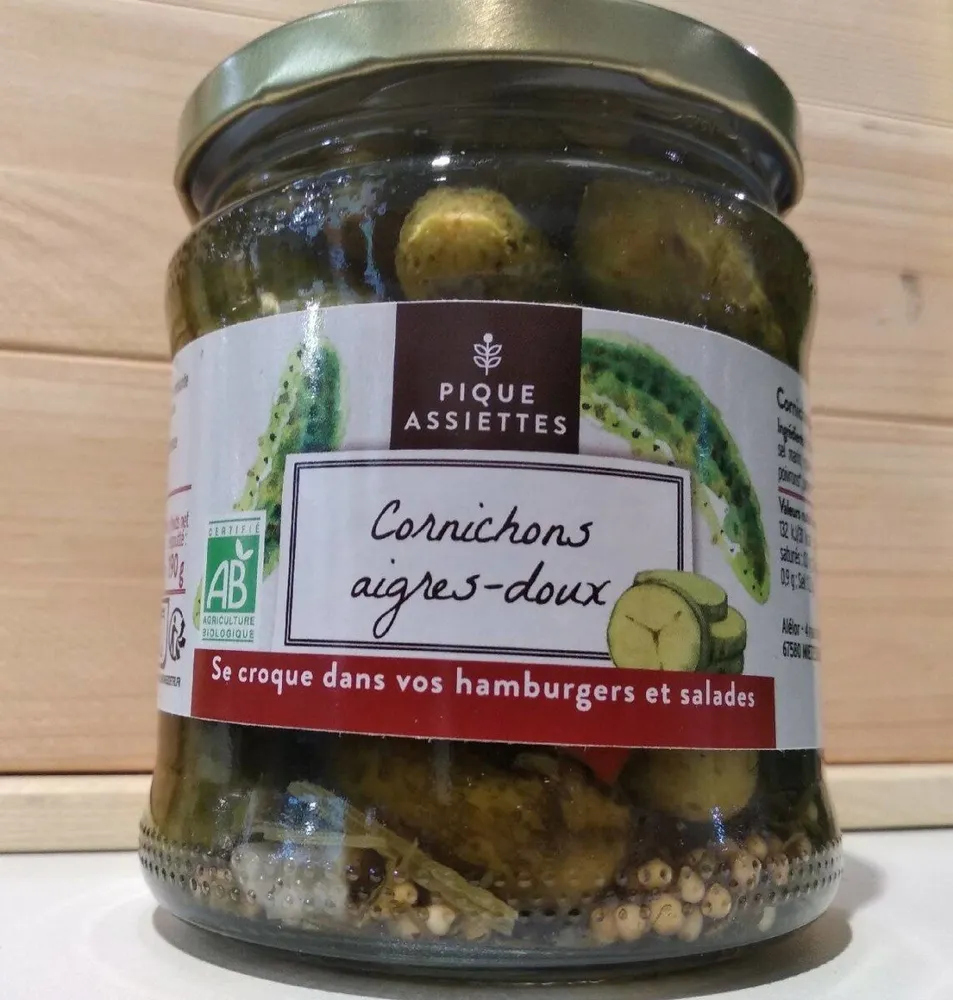 Cornichons aigres-doux Bio 37cl