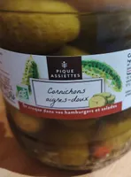 Cornichons aigre doux