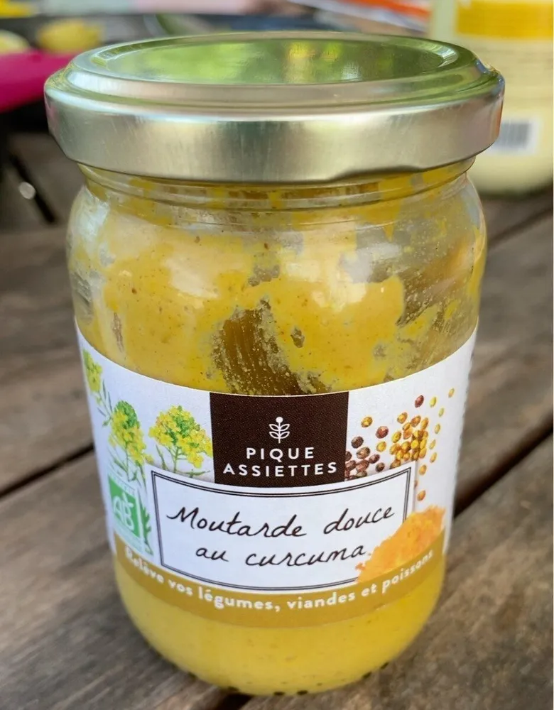 Moutarde douce au curcuma