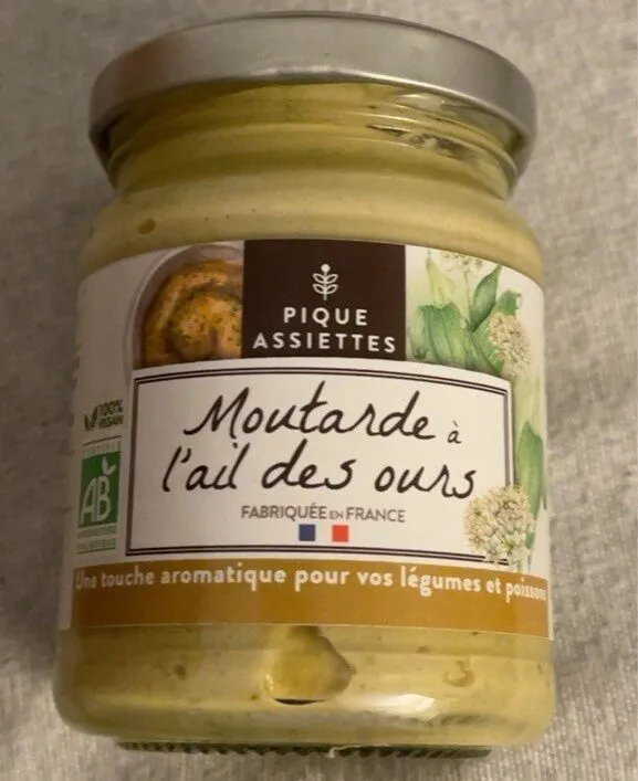 Moutarde a l’ail des ours Bio